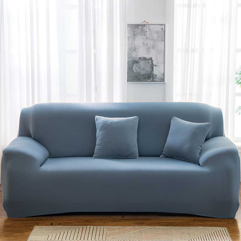 Simple Versatile Solid-color Stretch Sofa Cover For Home Use