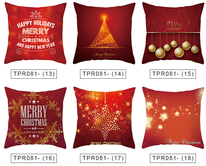 Title 6, Household Goods Christmas Pillow Cover