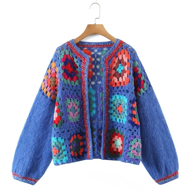 European And American Summer Wind Women's Sweater Blue - Shop at LoveMi