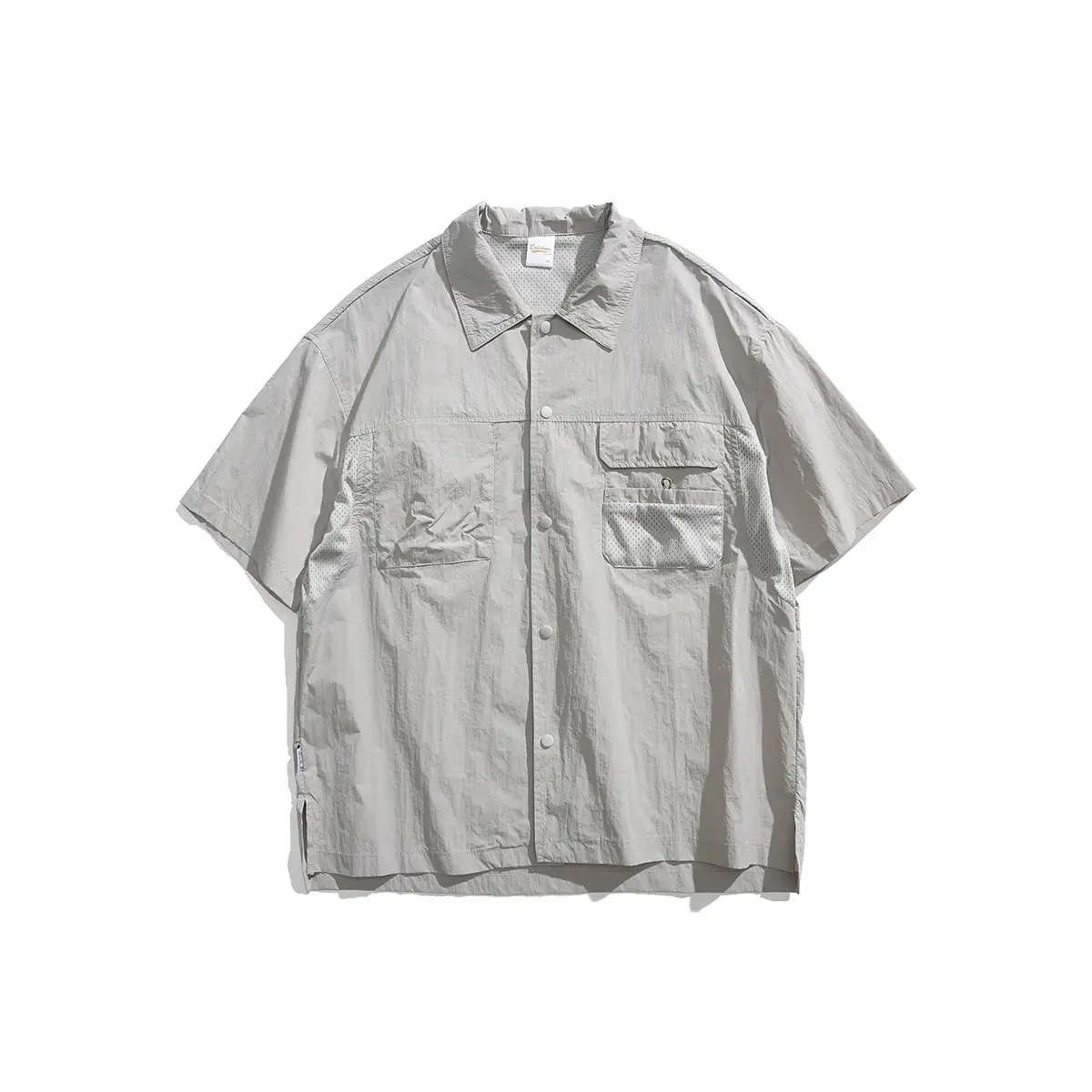 Outdoor Work Clothes Short Sleeve Shirt Men's Stitching Half Sleeve Shirt