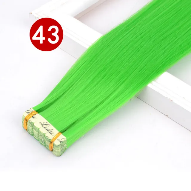 Seamless Hair Extension Highlight Color Hair Extension 43 Colors 1 Piece - Shop at LoveMi