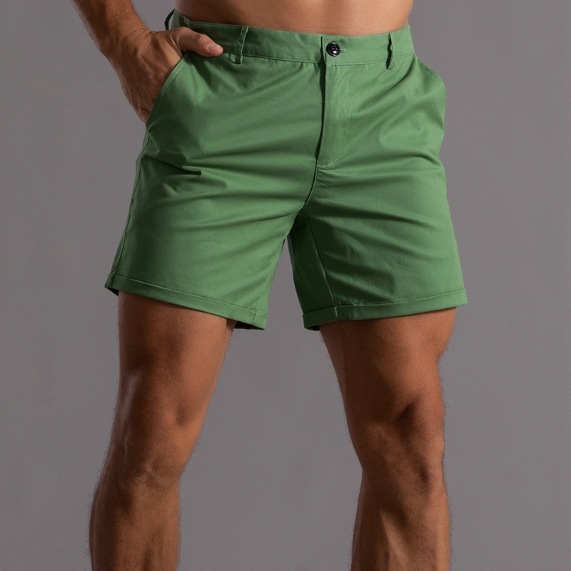 Green 311 Solid Color Shorts