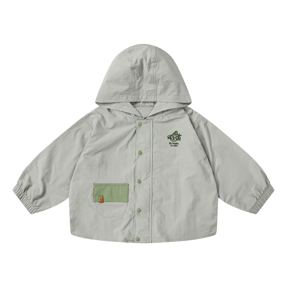 Simple And Casual Summer Hooded Top For Girls