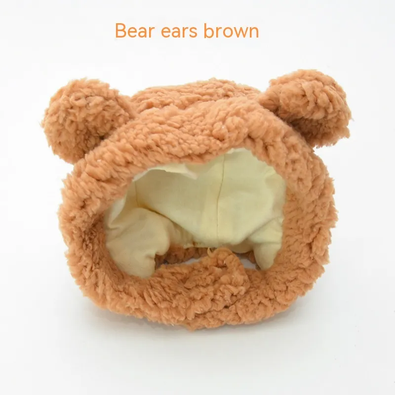Cat Bear Fashion Dress Up Hat - Brown