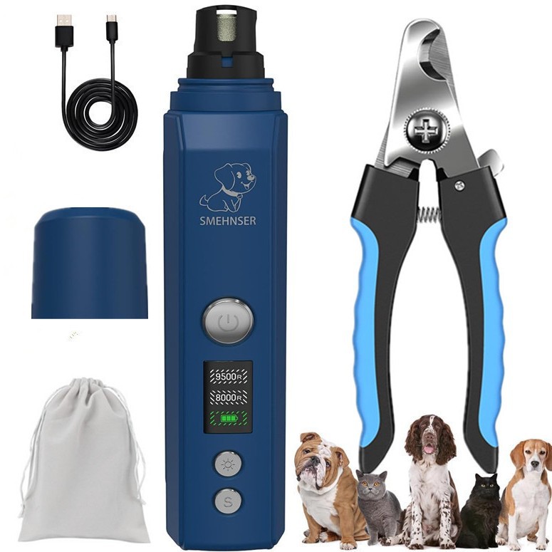 Pet Grooming Tool With Dual Lights And Non-Slip Handle