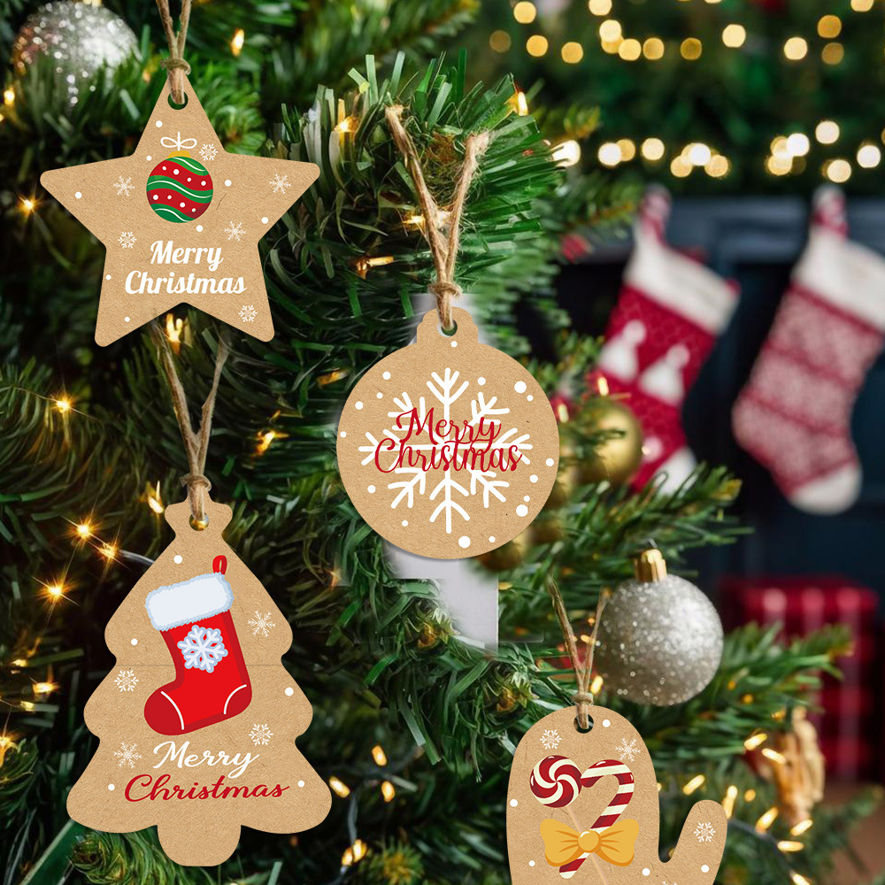 Small Hang Tags Gift Box Pendants Gift Decorations