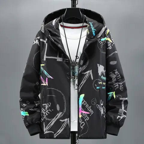 Trendy Colorful Handsome Student Fashion Brand Jacket