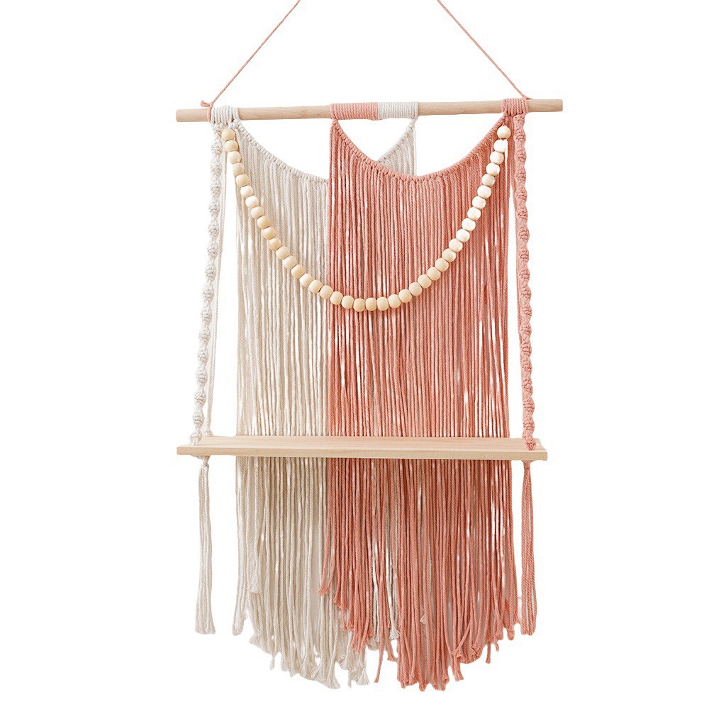 Woven Tapestry Wall Shelf