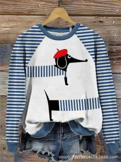 3D Animal Pattern Printed Shading Sweaters Women's Clothing - 1 4T29 - View 1