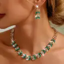 Women's Earrings And Necklace Two-Piece Set view 3