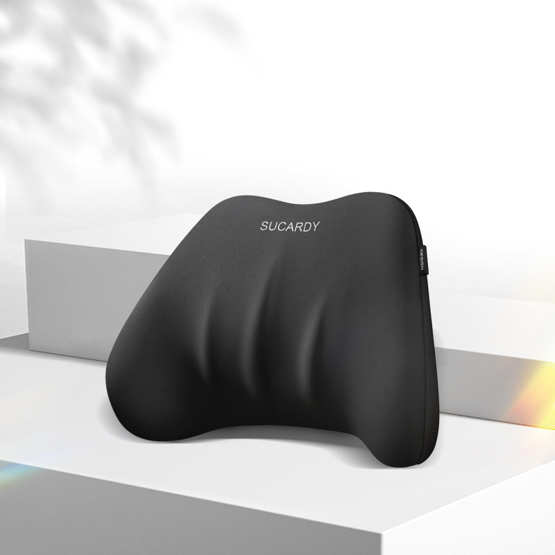 Black Lumbar Support Pillow