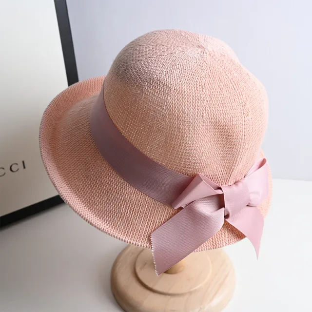 Women's Fashion All match Sun Protection Big Brim Sun Hat Pink - Shop at LoveMi