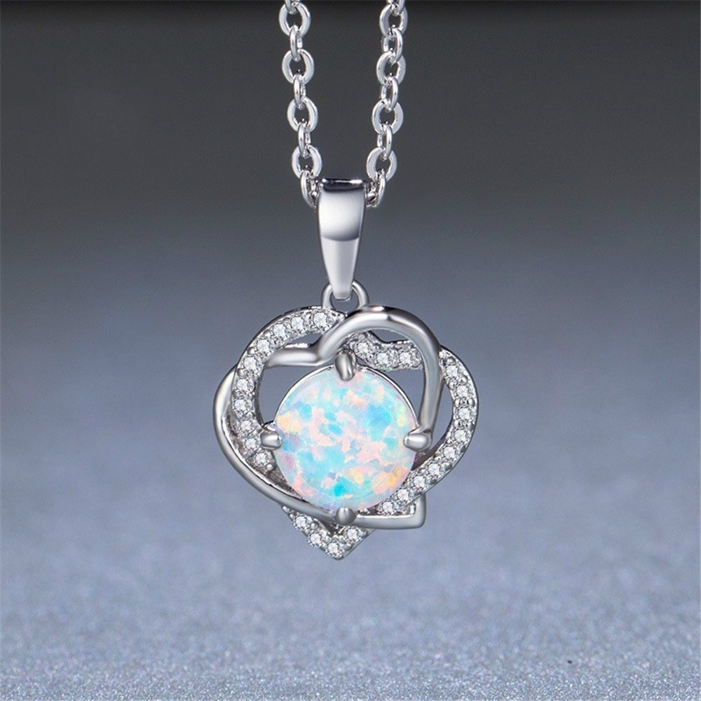 Heart-shaped Pendant Necklace For Women