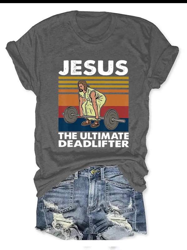 JESUS Printed Women's T shirt Gray - Shop at LoveMi