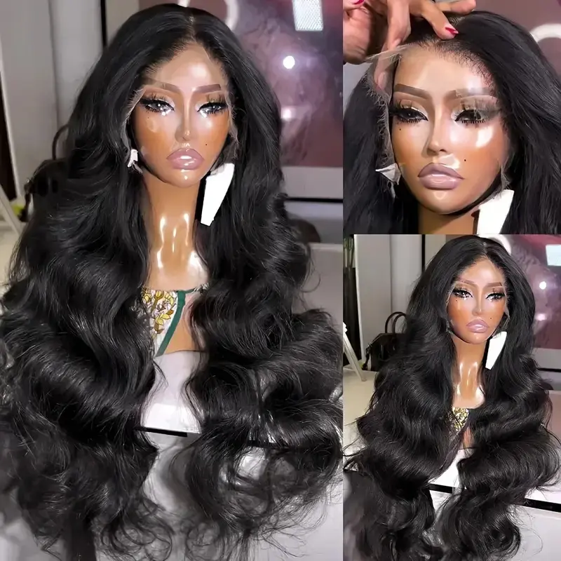 Front Lace Wig Women's Mid-length Large Wave