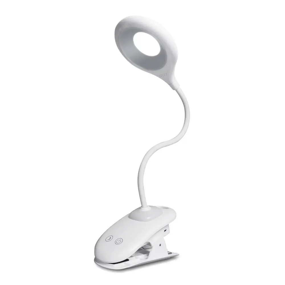 Desk Clip Reading Lamp Long Arm Usb Touch Ambience Light