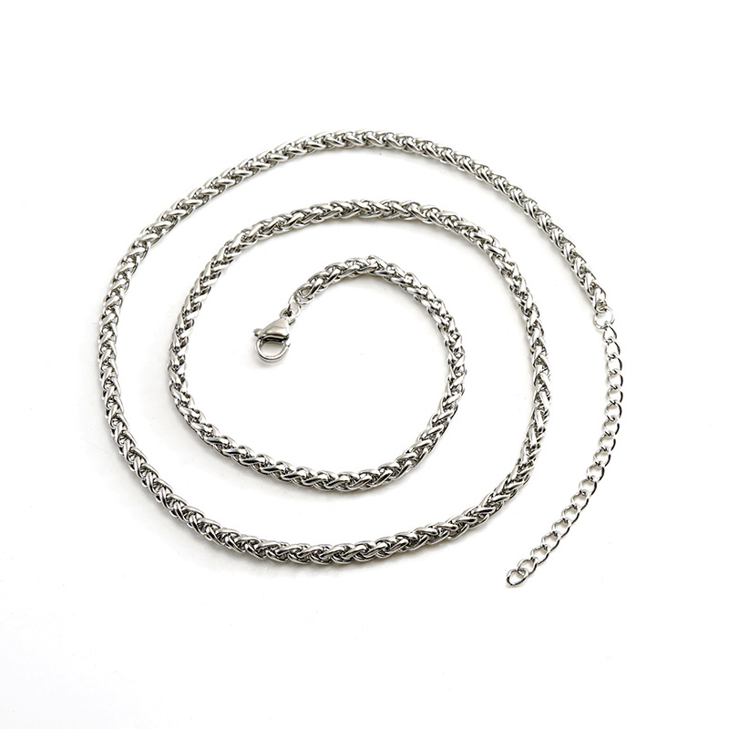 European And American Stainless Steel Necklace 18K Gold Keel Chain Necklace