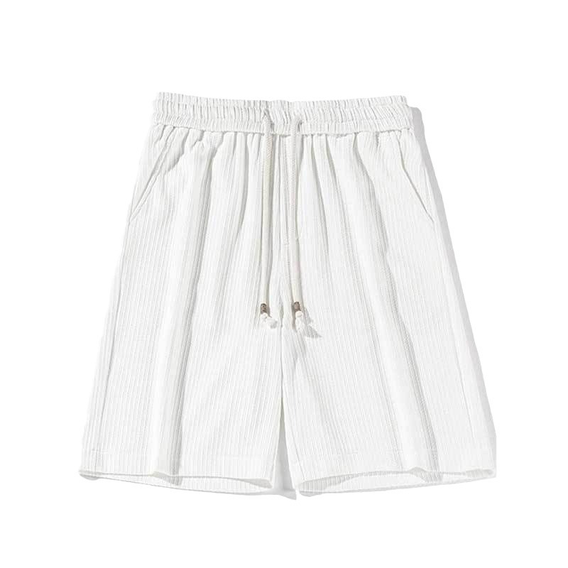 Pu Shuai Loose Outer Wear Middle Pants Sports Casual Cropped Pants