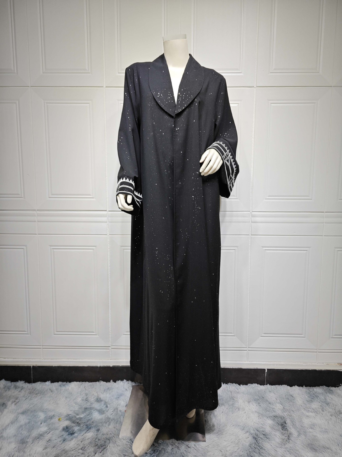 Title 32, Muslim Modest Womens Arab Abaya Cardigan Robe,...