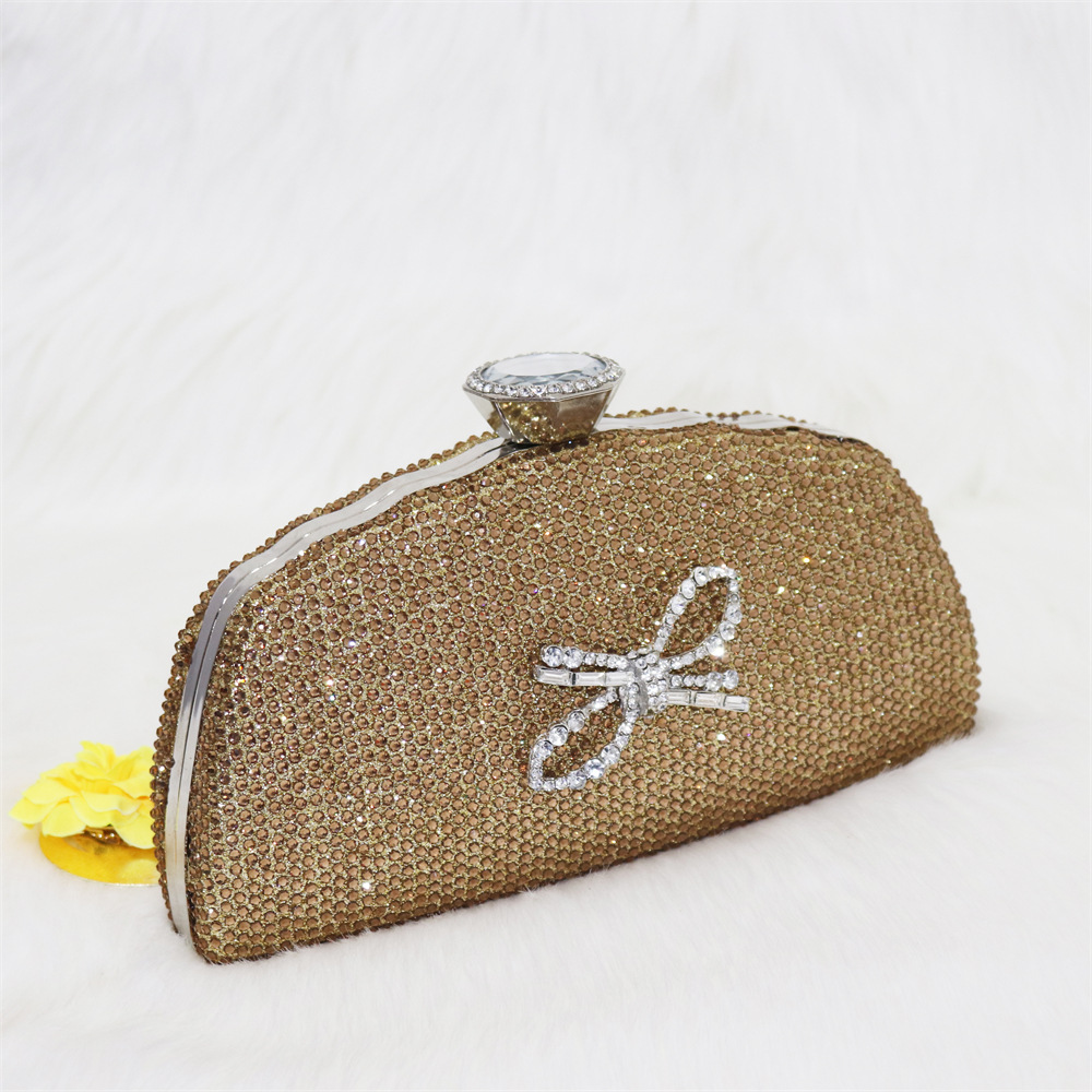 Ladies Bow Silver Buckle Design Pointed High Heels And Bags - Image 13