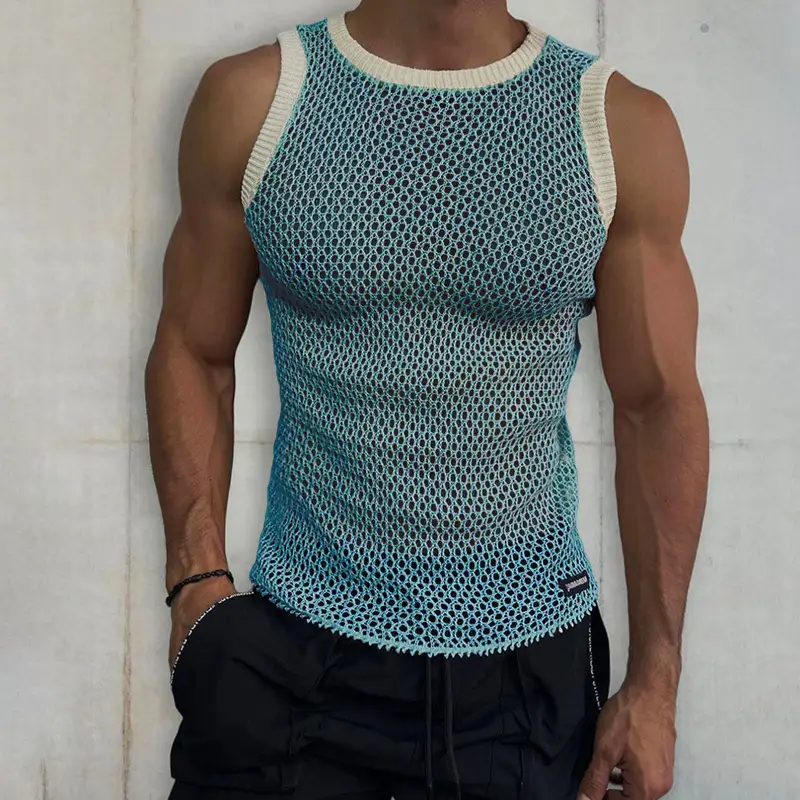 Casual Loose Digital Printed Breathable Summer Printing Stylish Vest