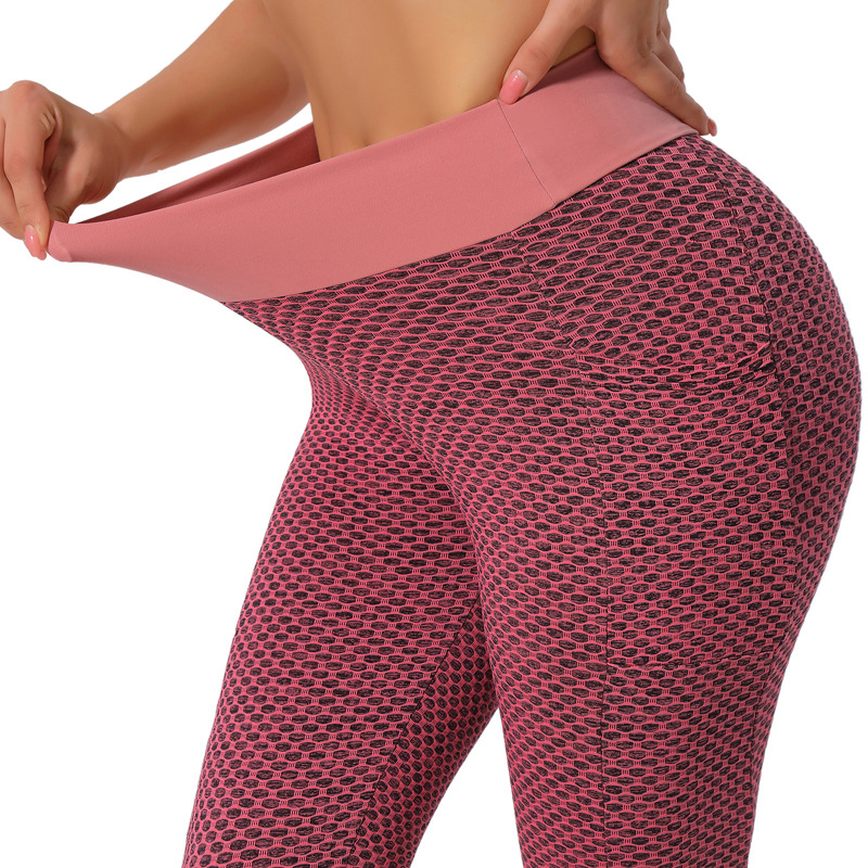 Title 14, Pantalon de yoga court et skinny effet "peach" ...