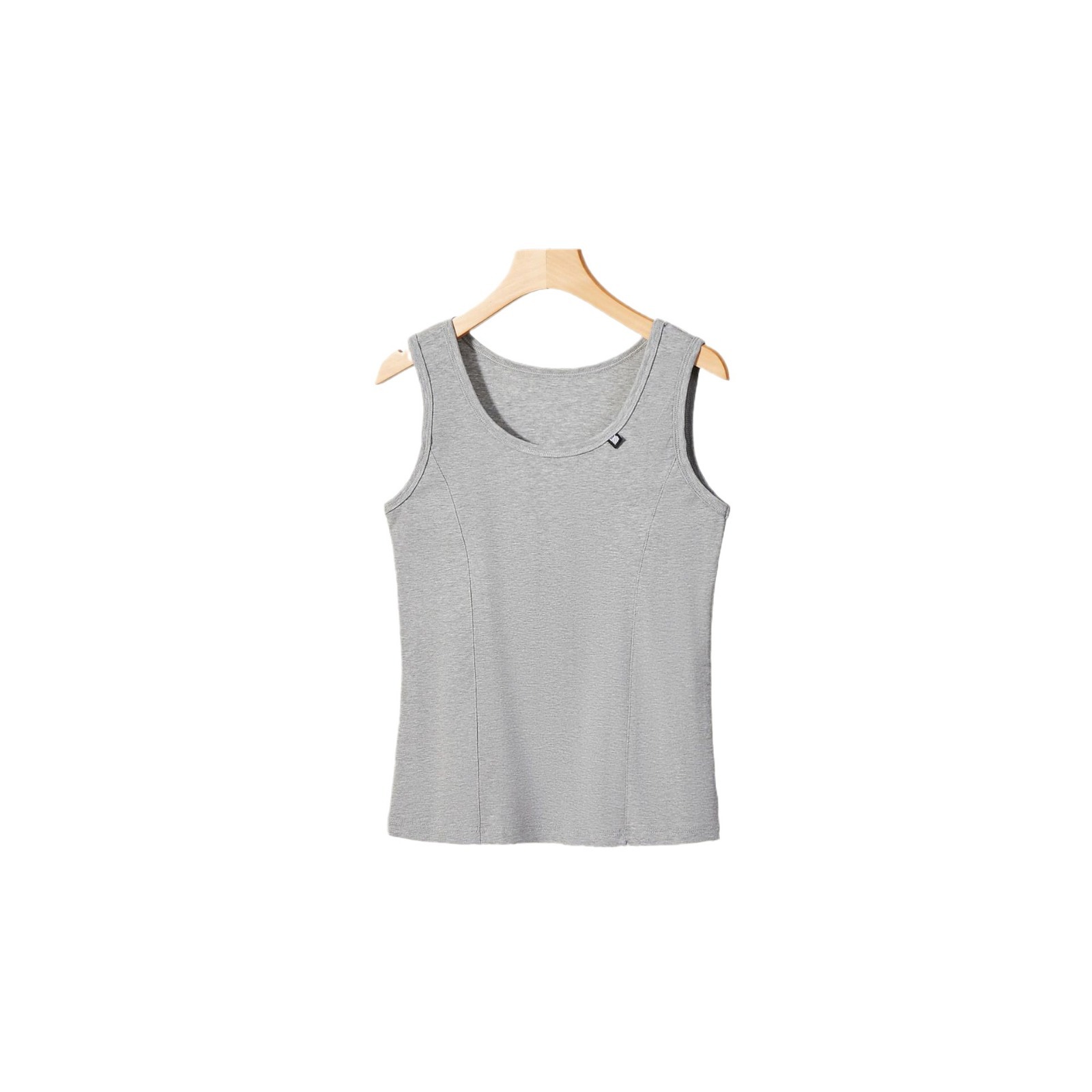 Women's U-neck Vest Slim Top Bottoming Shirt