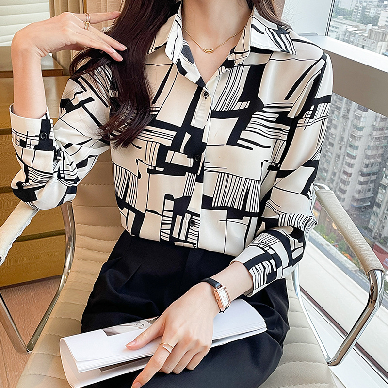 Printed Black Shirt