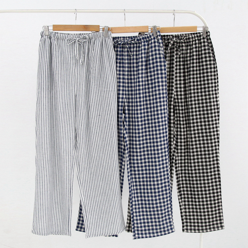 Cotton Springsummerautumn Pajama Pants Cotton Loungewear Pants