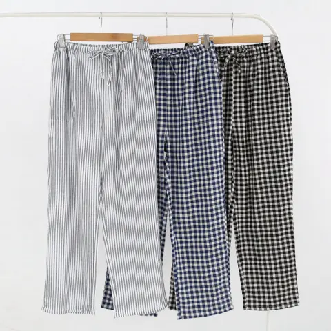 Cotton Springsummerautumn Pajama Pants Loungewear