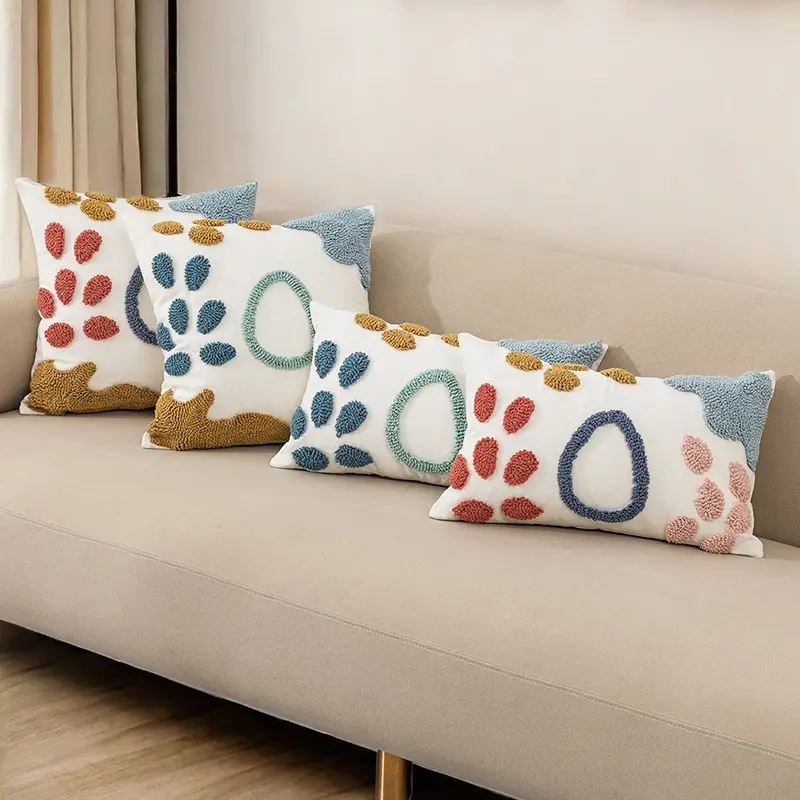 Creative Waterdrop Embroidery Cushion Cover