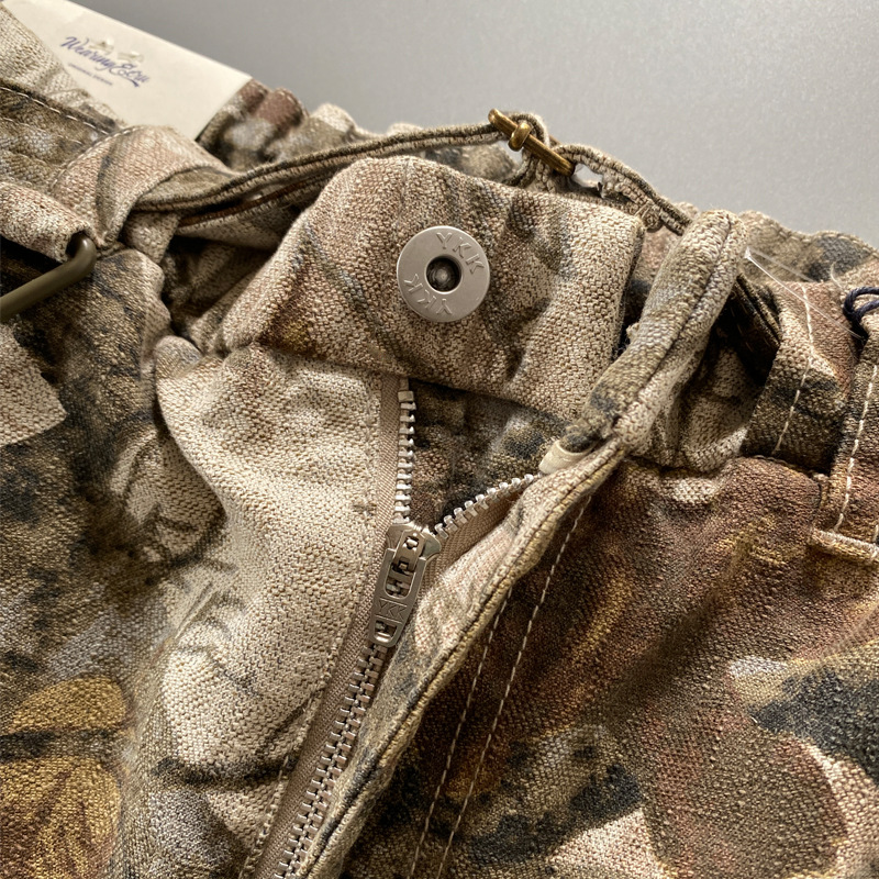 Heavy Dead Wood Branch Camouflage Shorts Men's Maple Leaf Shorts