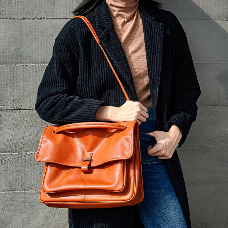 Cowhide Crossbody Shoulder Bag, picture 2 of 6