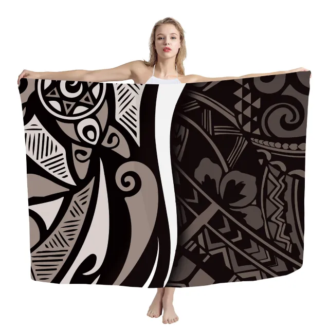 Cover Shawl Hawaiian Travel Beach Bath Towel Polynesian Seaside Quick drying Wrap Yarn Zrc0911 - Shop at LoveMi