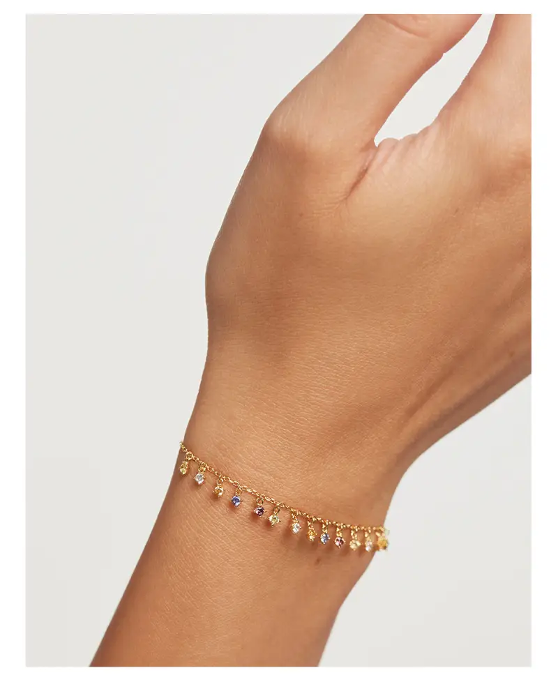 Girls Summer Ins Special-interest Design 925 Silver Bracelet
