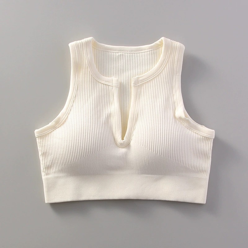 Nylon Seamless High-Elastic Sports Bra For Summer