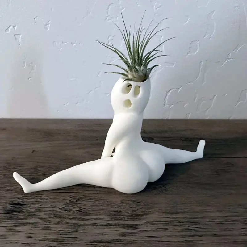 Bare-bottom Yoga Flower Pot Decoration Ornament