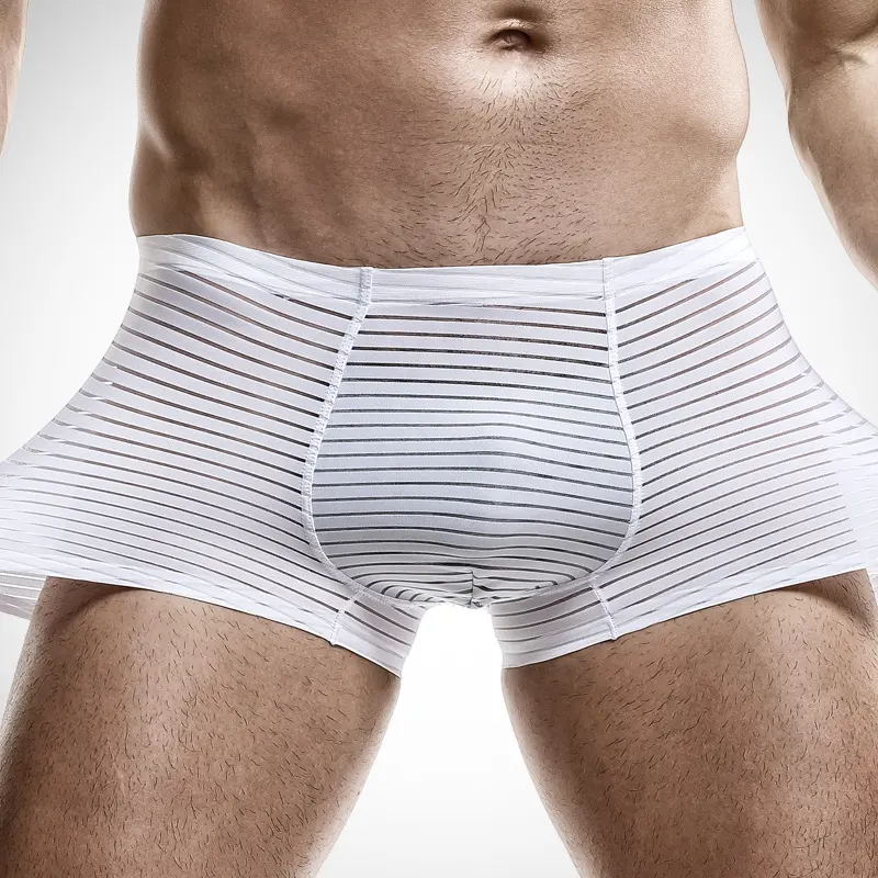 Men's Ice Silk Seamless Boxers Thin Air