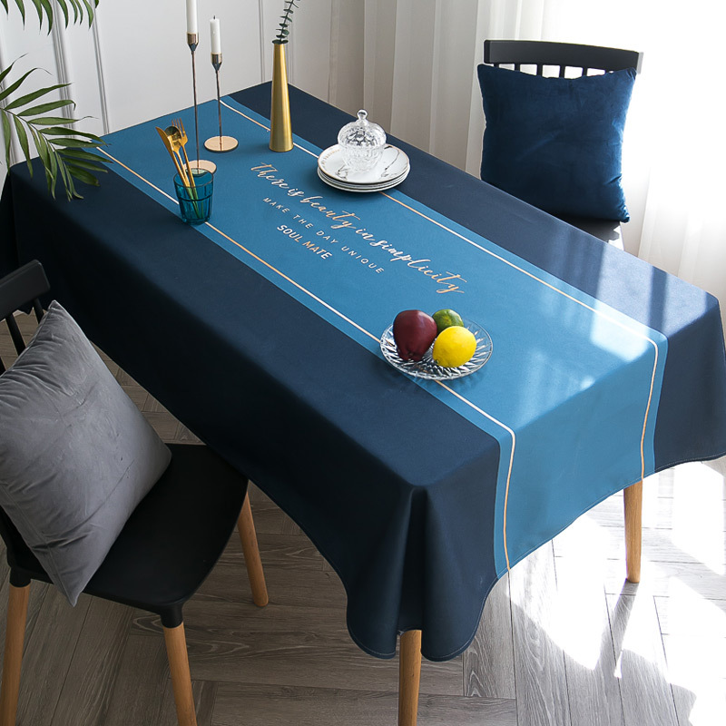 Nordic Modern Minimalist Cotton And Linen Cloth Coffee Table Tablecloth