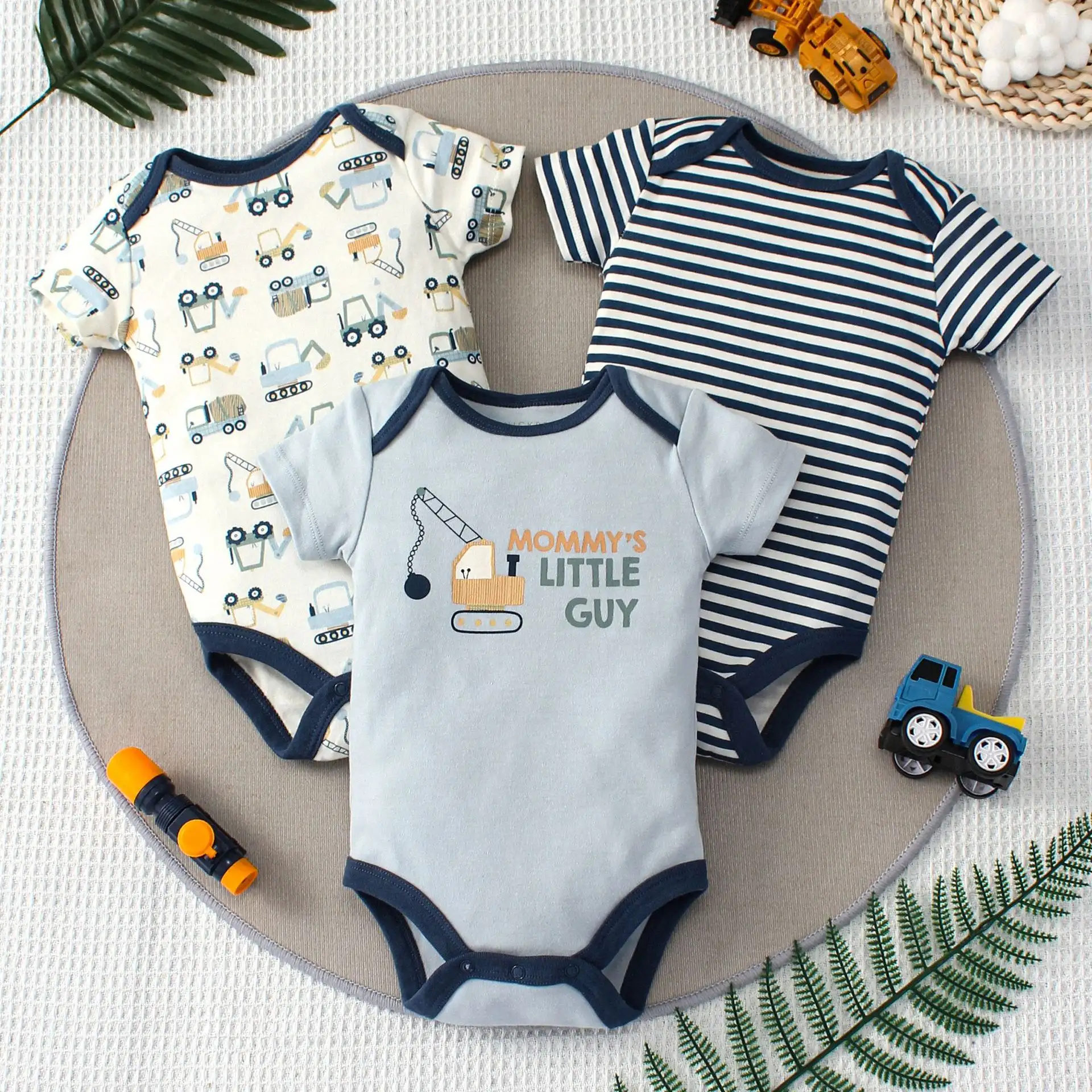 Baby's Jumpsuit Fashion Three-piece Suit