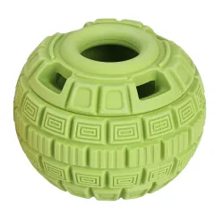 Natural Rubber Food Dropping Ball Toys - Green - View 1