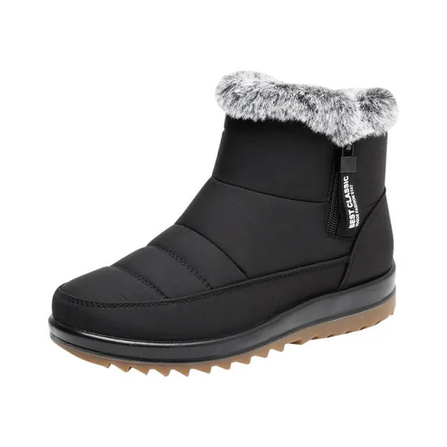 Full Tendon Bottom Mother's Cotton Boots Non slip Black - Shop at LoveMi