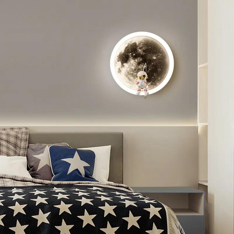 Internet Celebrity Moon Wall Lamp Modern Minimalist