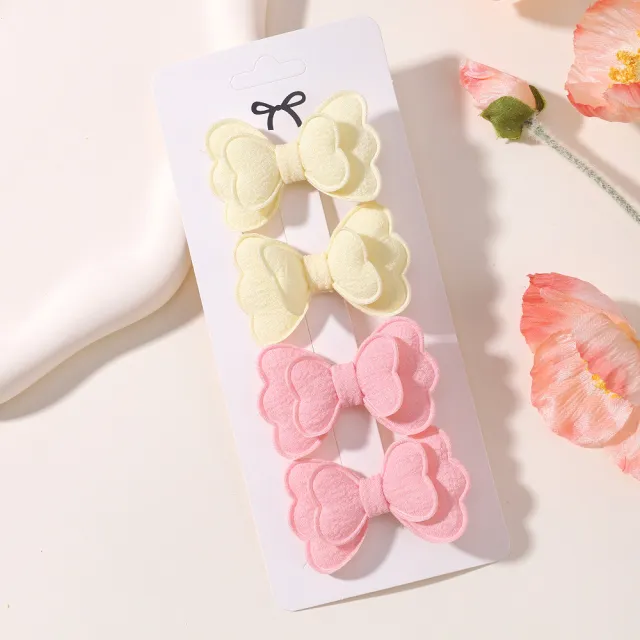 Double Butterfly Barrettes Suit 7 Style - Shop at LoveMi