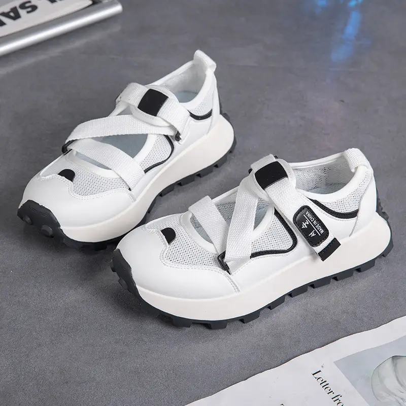 Korean-style Chunky-soled Casual Shoes Cross-border Plus-size Sneakers