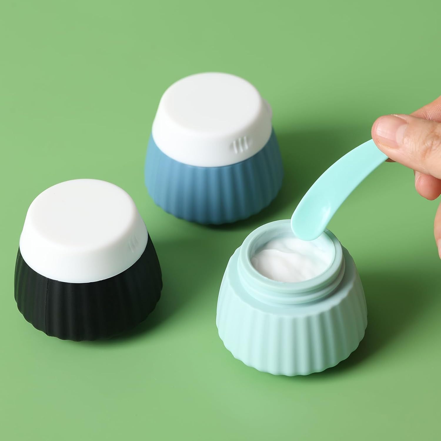 High-end Divided Bottle, Soft Silicone, Portable Cream Container