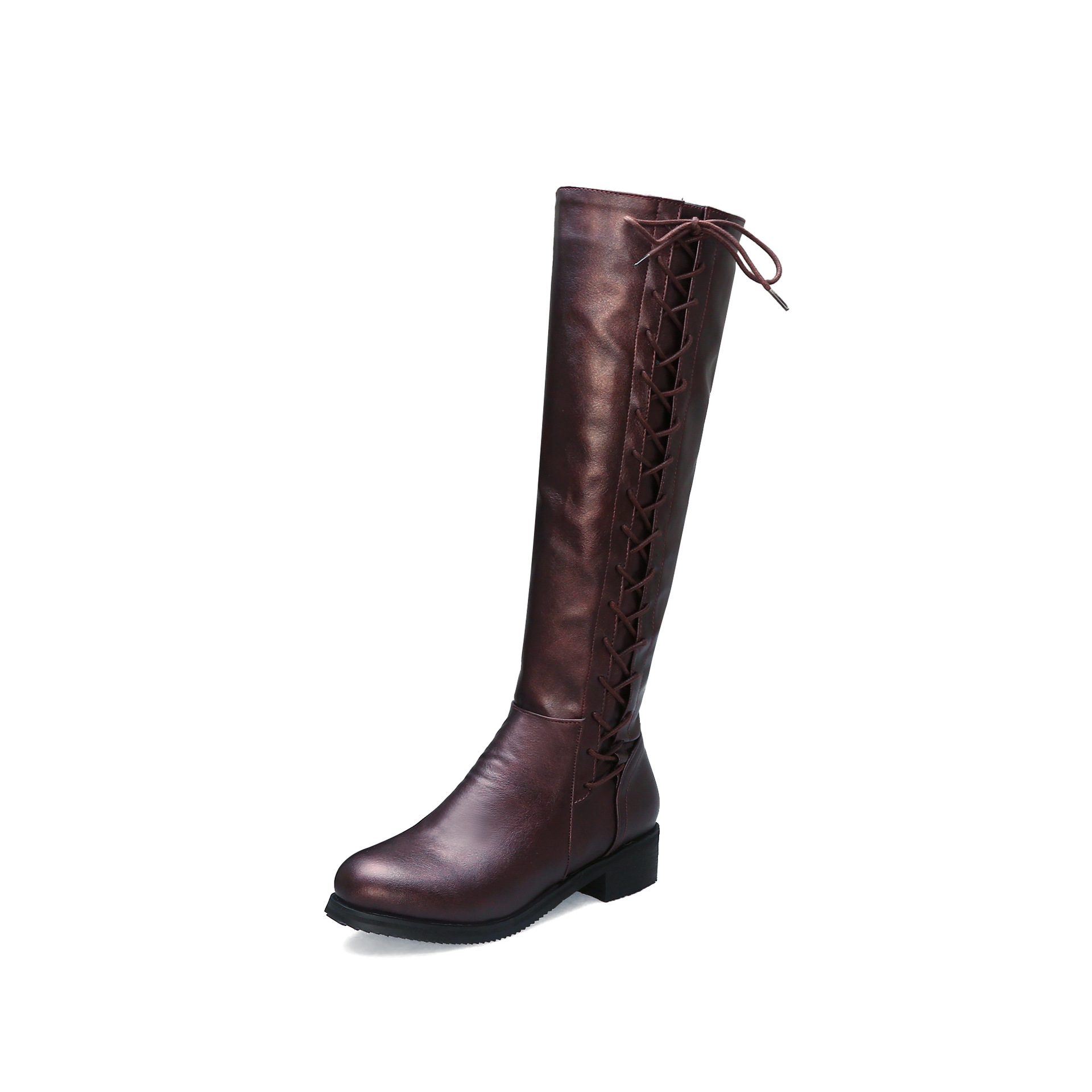 Mid-Heel High Boots detail
