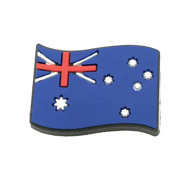 Diy Accessories Pvc Soft Rubber Vamp Flag Decorative Buckle T02439 - Shop at LoveMi