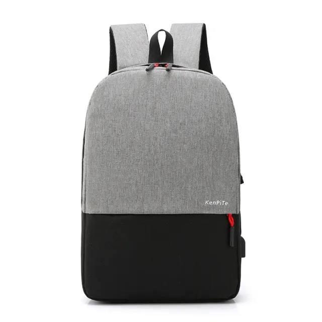 Fashion Commuter Backpack Outdoor Casual Lightweight Simple Laptop Bag Black - Shop at LoveMi