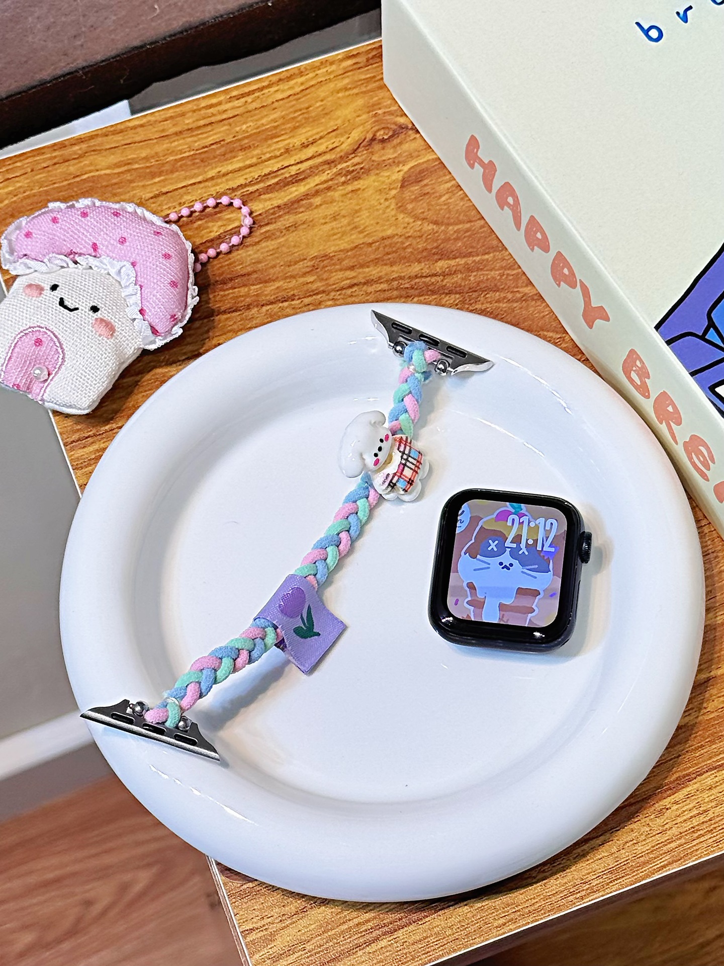 Creative Knitted Cartoon Hair Tie Watch Strap 3